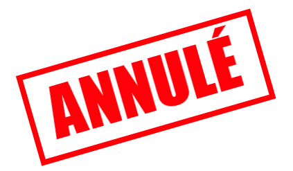 LUNDI 9 MARS ANNULATION des cours de Delphine A Villeneuve