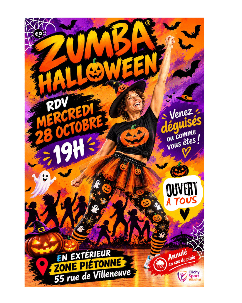 Zumba Halloween : venez danser déguisés le 28 octobre !